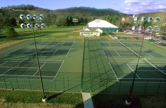 Photo of the Tennis Courts at Ohio University